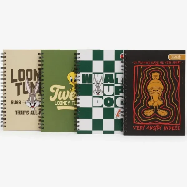 cuaderno pasta dura looney tunes taiso shop