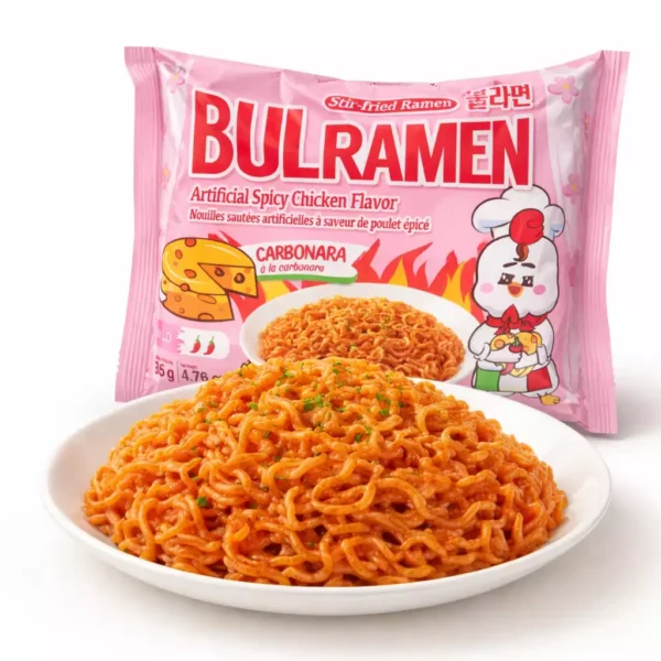 FIDEO INSTANTANEO RAMEN BULRAMEN CARBONARA 135G KOREA