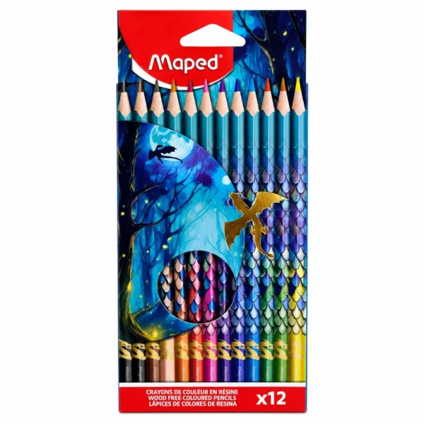 lapices colores maped dragon 12 unidades