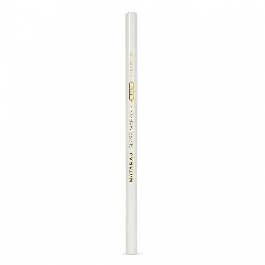 lapiz blanco para vidrio nataraj glass marking