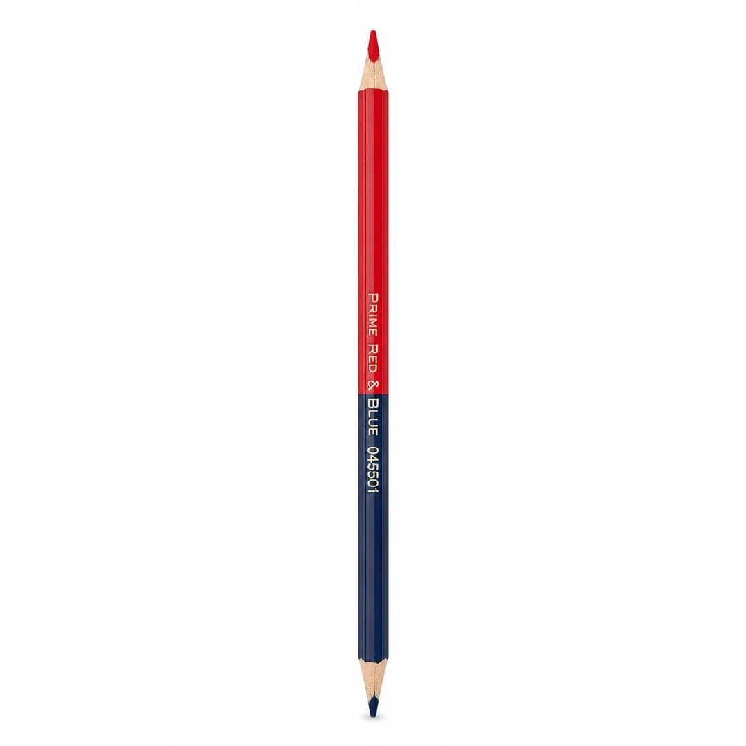lapiz offisot bicolor triplus delgado rojo azul