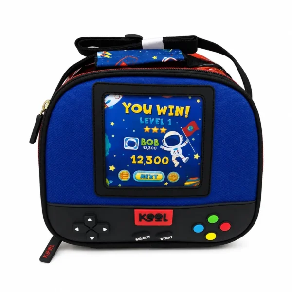 lonchera termica kool space game azul taiso