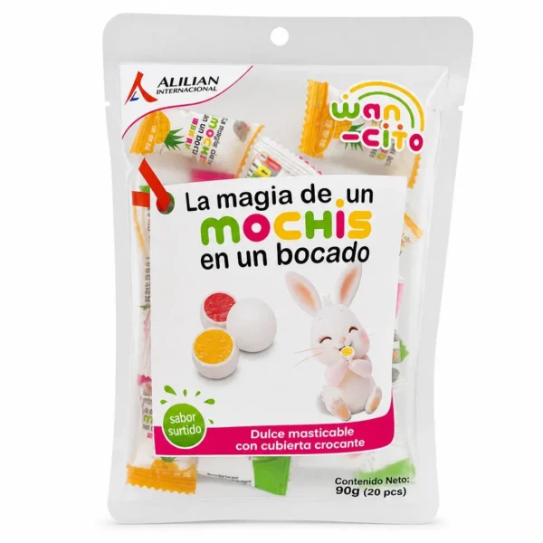 mochis masticables cubierta crocante sabor surtido wancito
