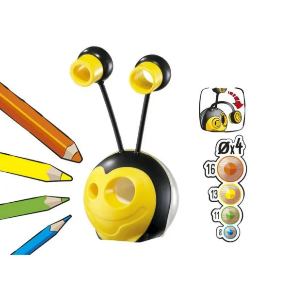 sacapuntas multi size croc croc abeja maped premium
