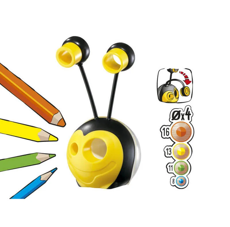 sacapuntas multi size croc croc abeja maped premium