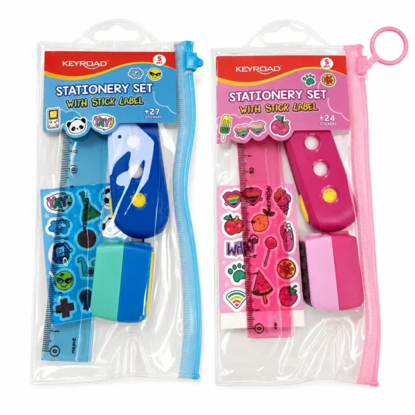 set craft papeleria cinta correctora borrador regla stickers taiso shop