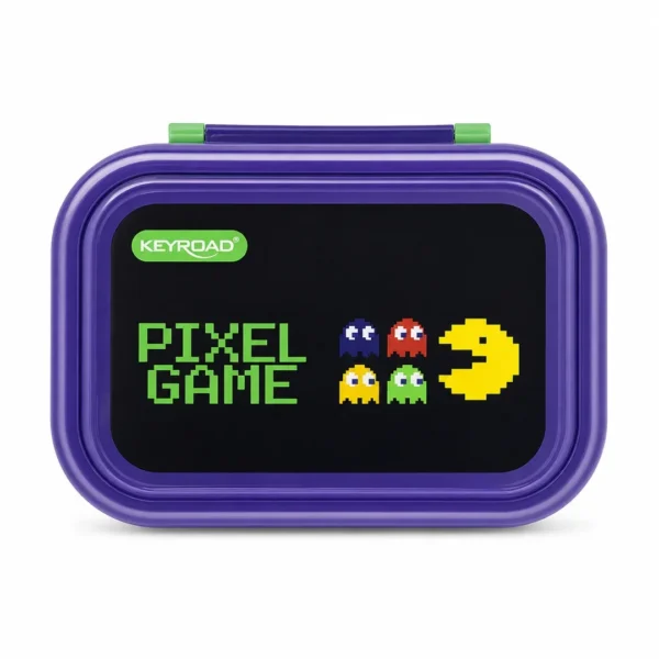 tupper lonchera escolar pixel game azul keyroad