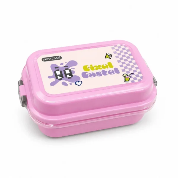 tupper lonchera escolar pixel game pastel keyroad pookie
