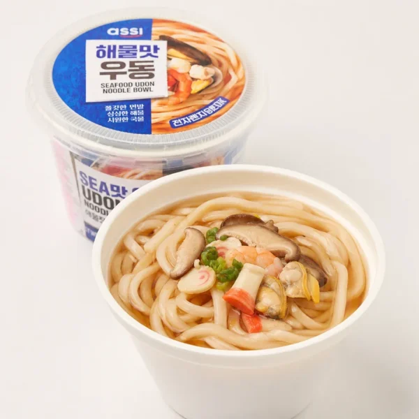 udon noodle ramen bowl seafood assi korean 219gr mariscos taiso shop