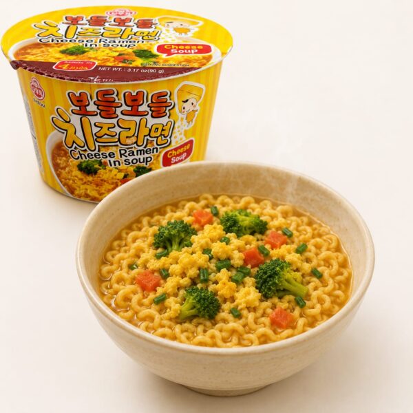 FIDEO INSTANTANEO RAMEN CHEESE IN SOUP CUP 90GR OTTOGI