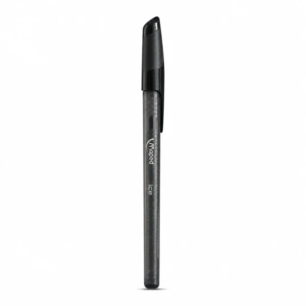 boligrafo triangular maped ice tinta negra
