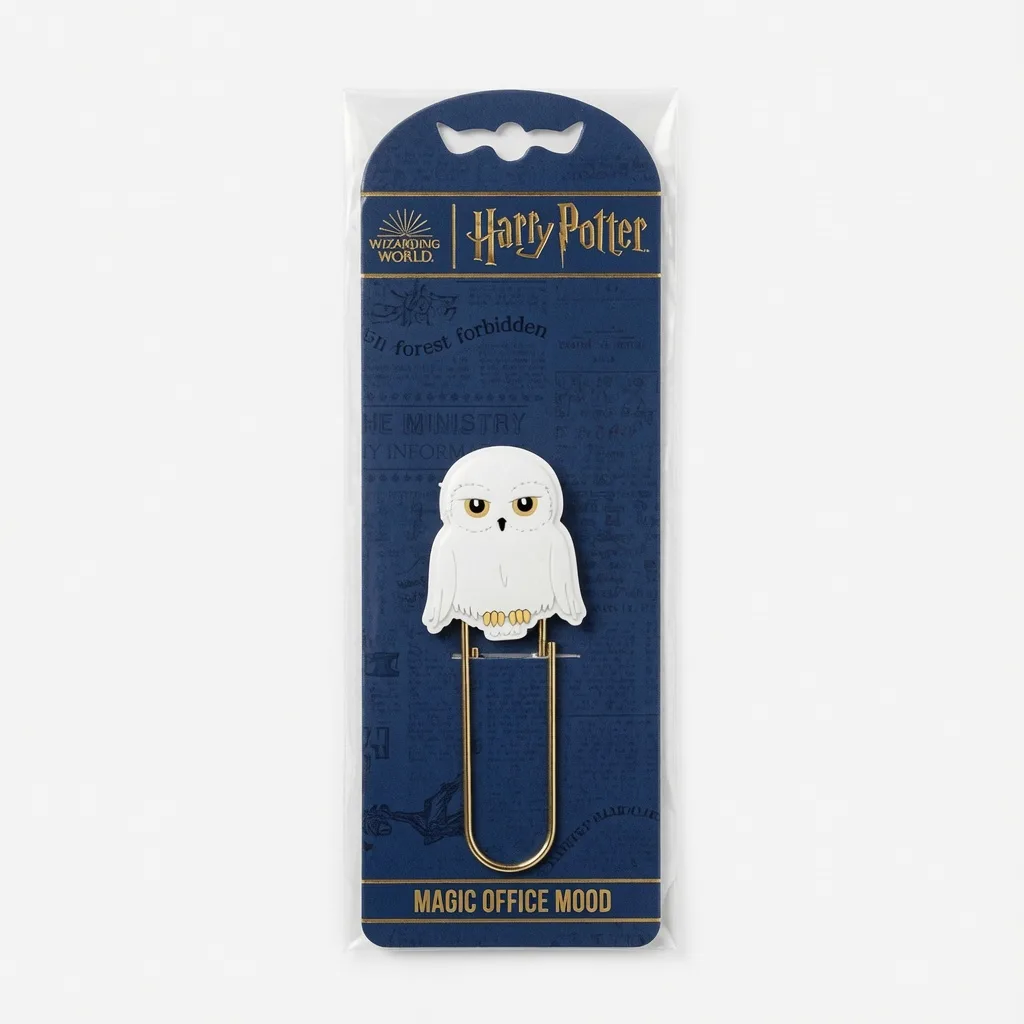clip dorado jumbo harry potter hedwig magic office mood