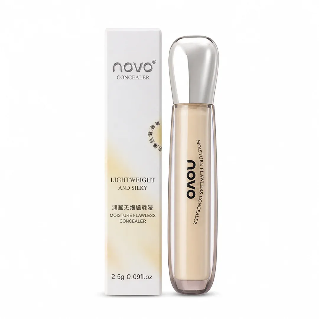 CORRECTOR LIQUIDO COREANO NOVO MOISTURE FLAWLESS CONCEALER 2.5 ONZ - Imagen 2