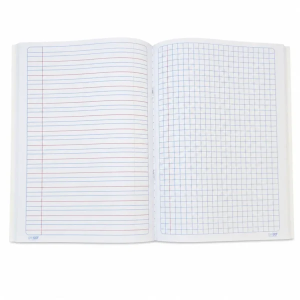 cuaderno a4 cosido mixto offisot 100 hojas