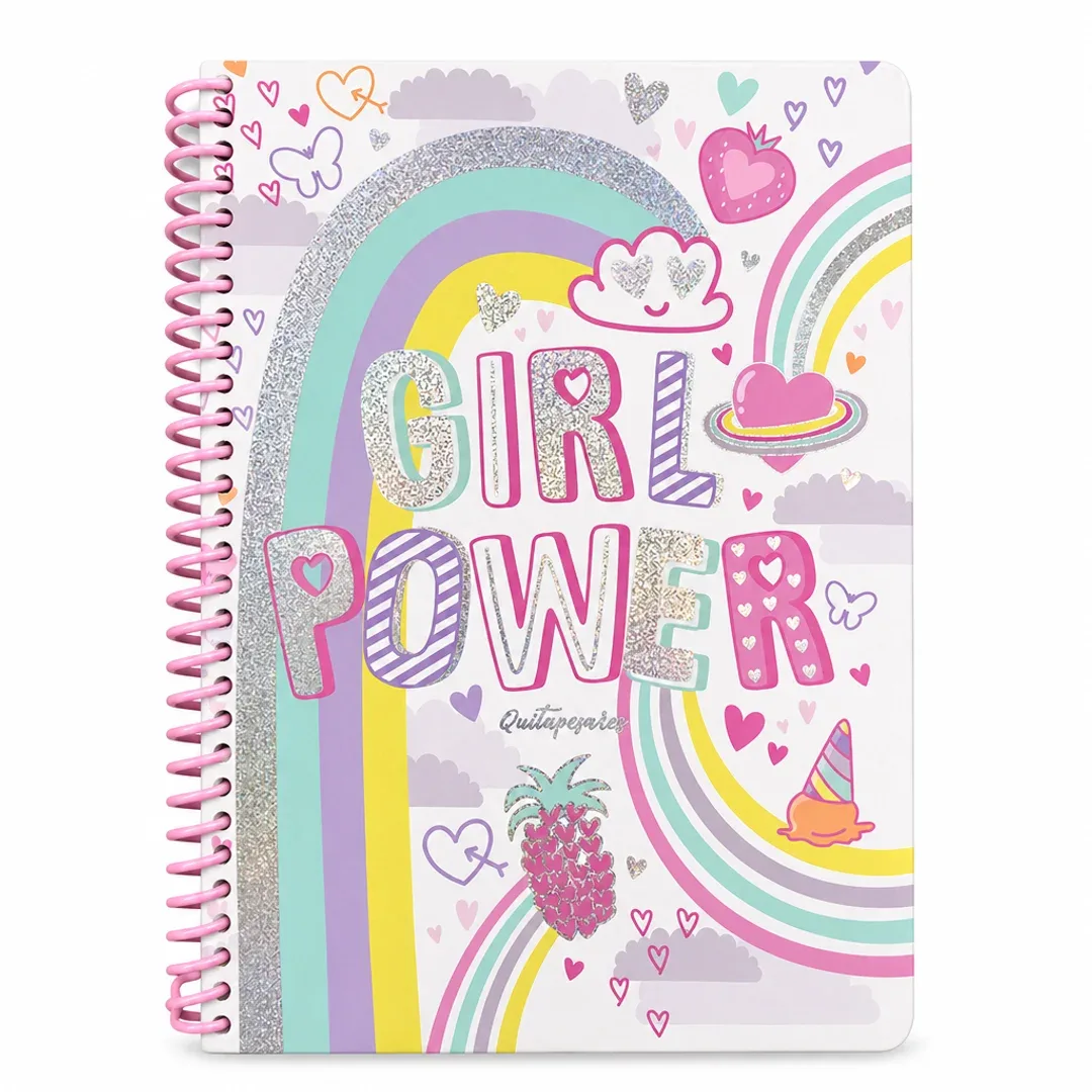 cuaderno universitario quitapesares girl power