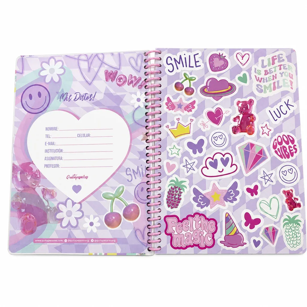 CUADERNO PREMIUM UNIVERSITARIO 96HOJAS 80GR A CUADROS PASTA DURA D/QUITAPESARES - Imagen 2