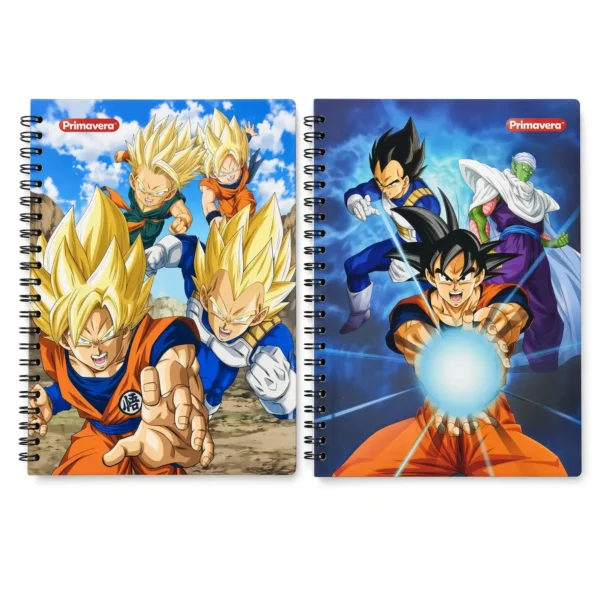 cuaderno universitario dragon ball primavera pasta dura