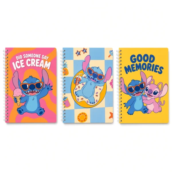 cuaderno universitario 100 hojas cuadros stitch