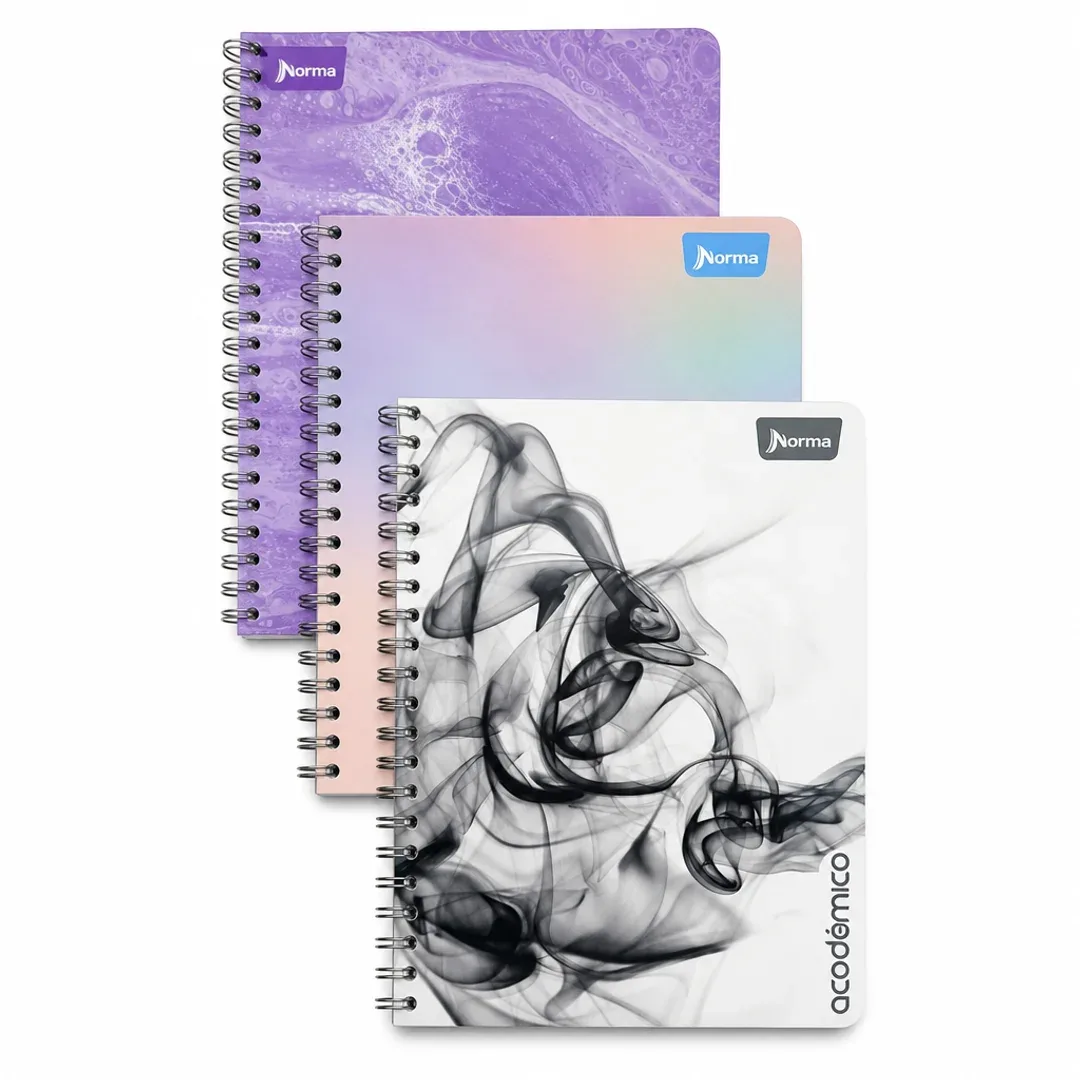 CUADERNO UNIVERSITARIO 100H CUADROS PASTA DURA FUSION NORMA D/RANDOM - Imagen 2