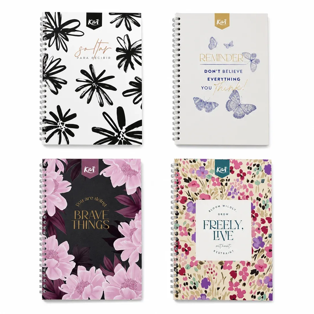 cuaderno universitario pasta dura kiut cuadros 100 hojas