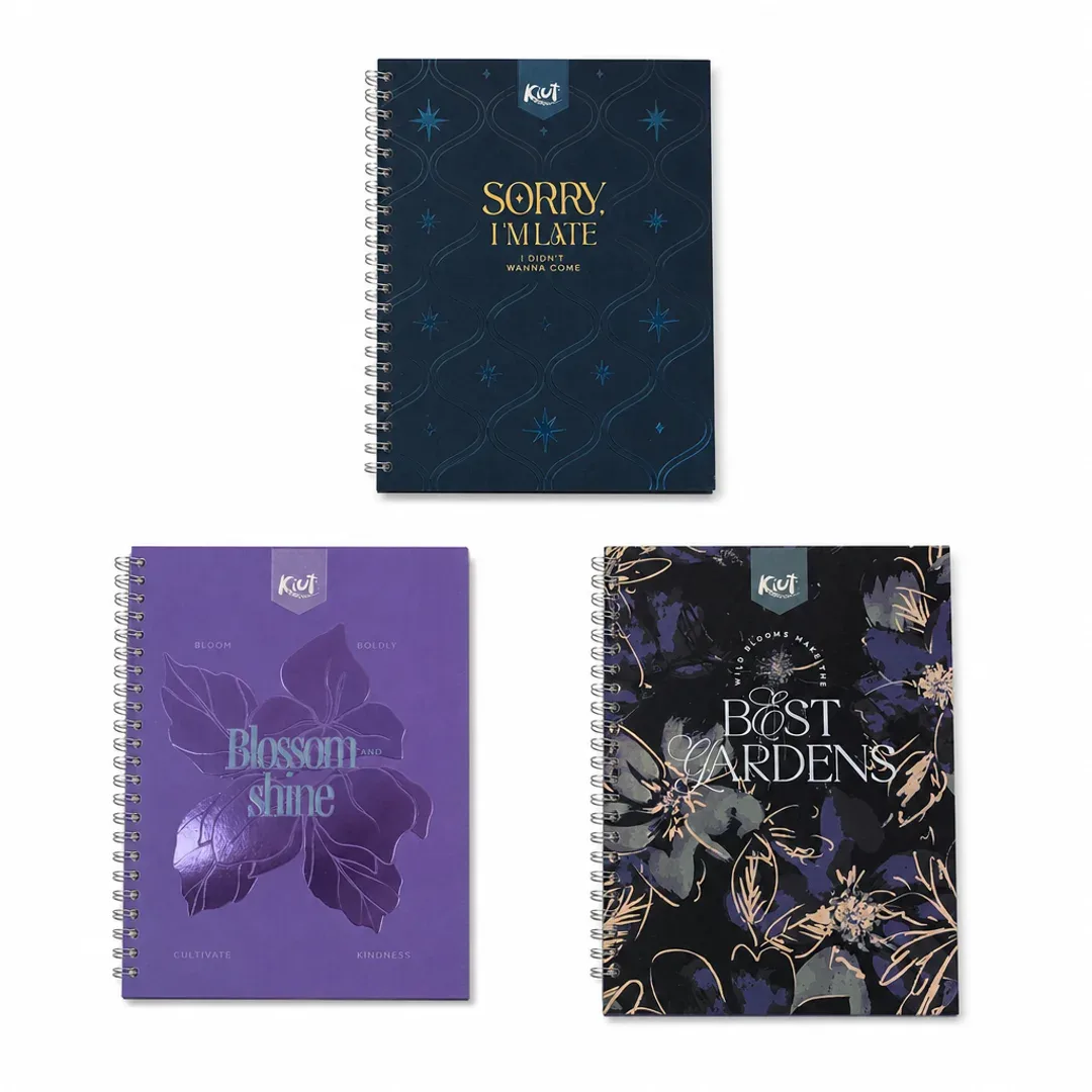 CUADERNO UNIVERSITARIO 100H CUADROS PASTA DURA KIUT D/RANDOM EL - Imagen 2