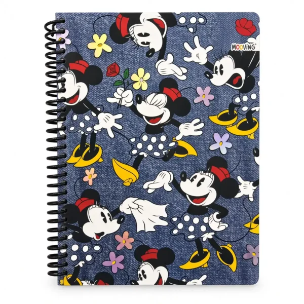cuaderno universitario mooving minnie retro taiso shop
