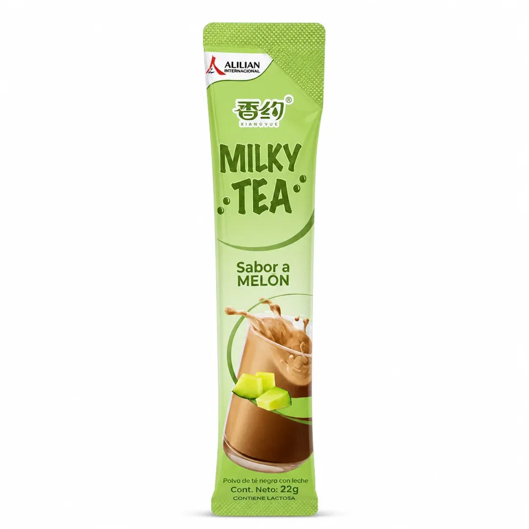 milk tea sachet sabor melon alilian 22g