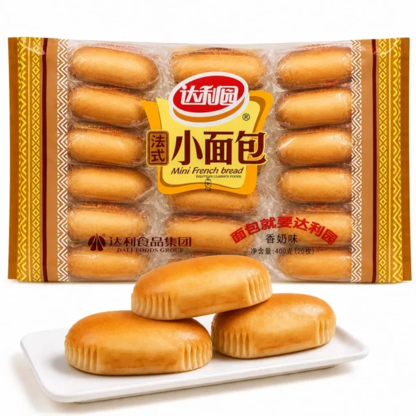 mini pan frances daliyuan 400g esponjoso snack dulce