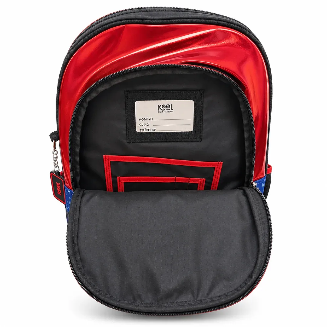 MOCHILA KOOL SPACE GAME NIÑO CAPACIDAD 7KG /21LB IMPER 42*37 CM 3 SERVICIOS - Imagen 2