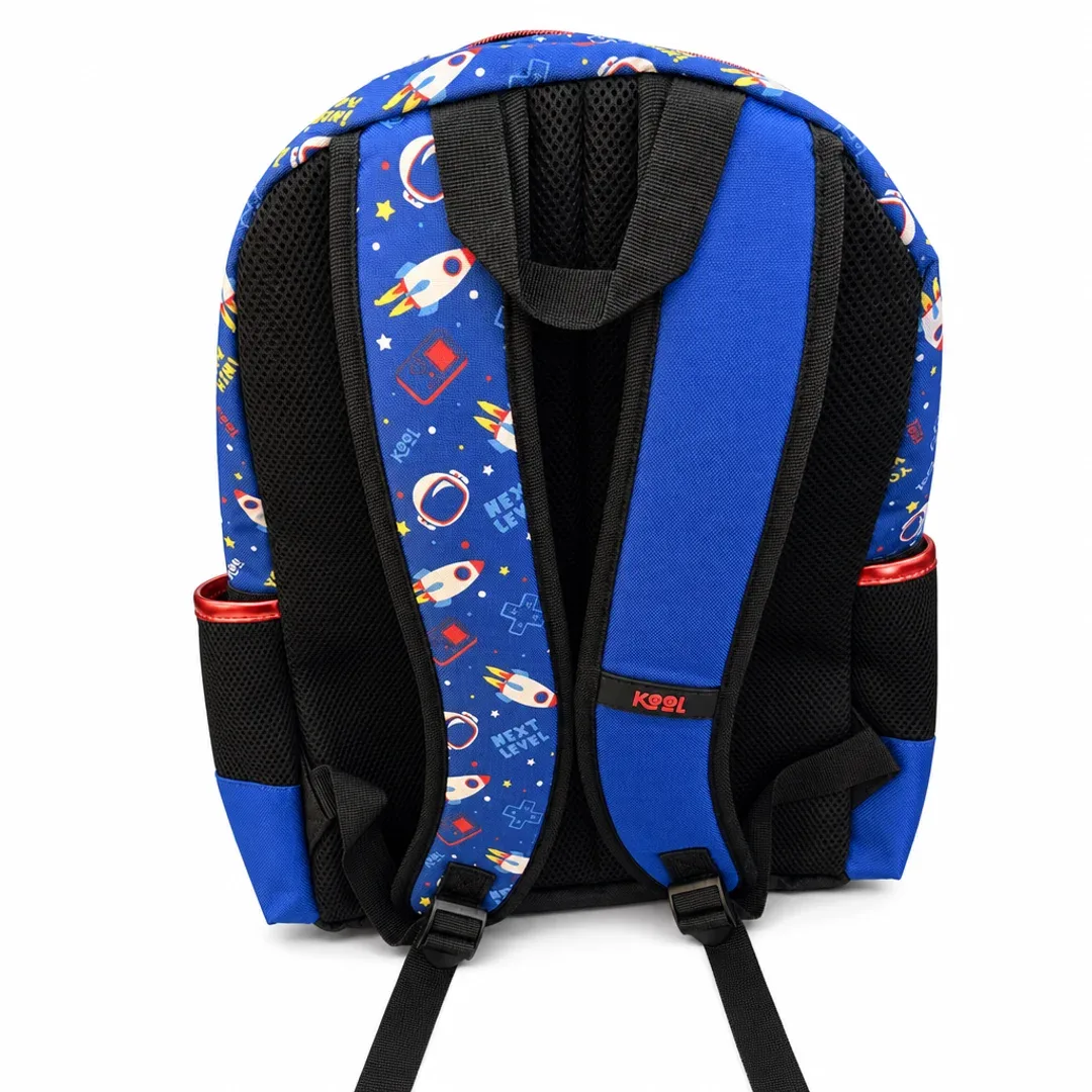 MOCHILA KOOL SPACE GAME NIÑO CAPACIDAD 7KG /21LB IMPER 42*37 CM 3 SERVICIOS - Imagen 3