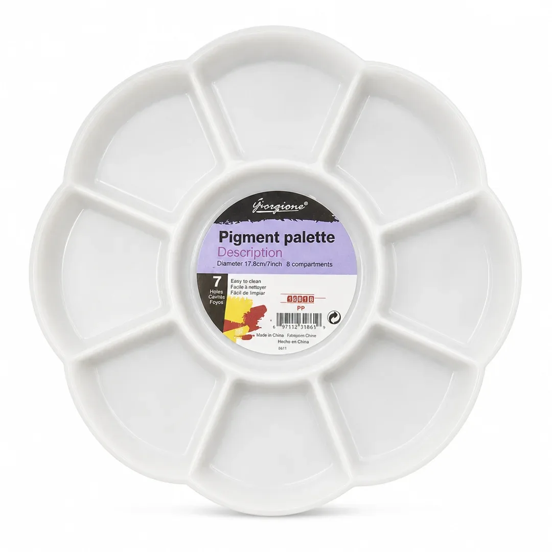paleta para mezclar colores flor giorgione