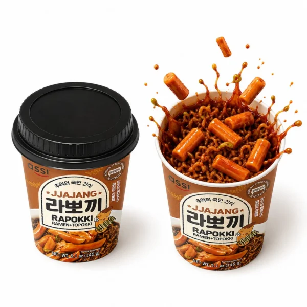 ramen pasta arroz salsa jjajang assi rapokki