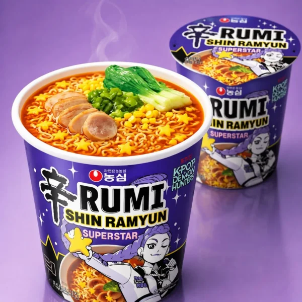 ramen coreano nongshim netflix kpop demon hunters rumi 68gr guiso ahumado picante taiso shop
