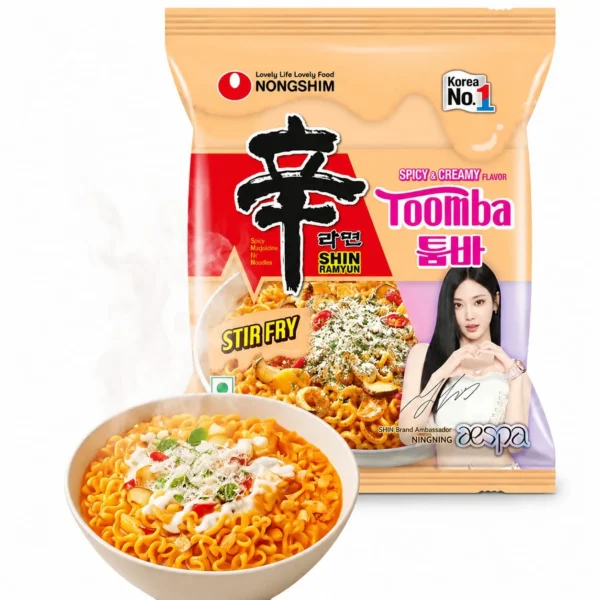 ramen coreano nongshim shin ramyun toomba stir fry 137gr taiso shop