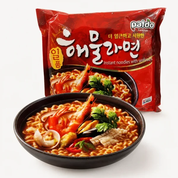 ramen coreano paldo ilpoom seafood noodle soup 120g