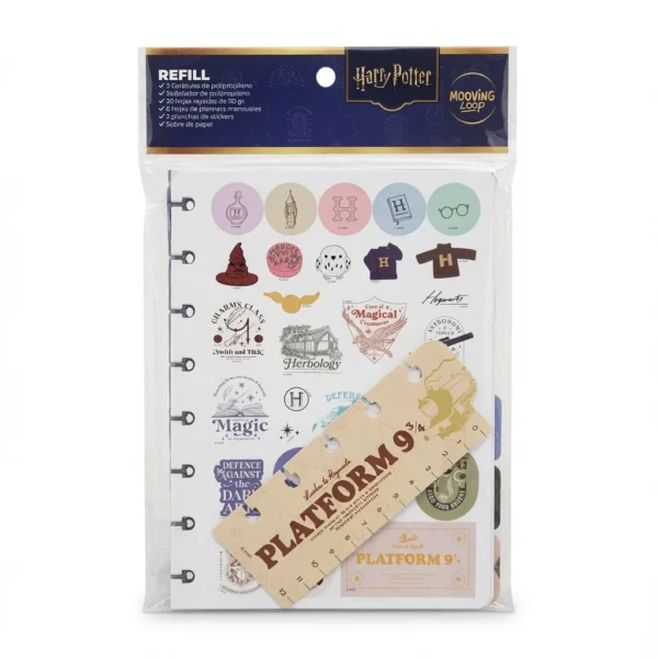 repuestos hojas cuaderno discos harry potter taiso