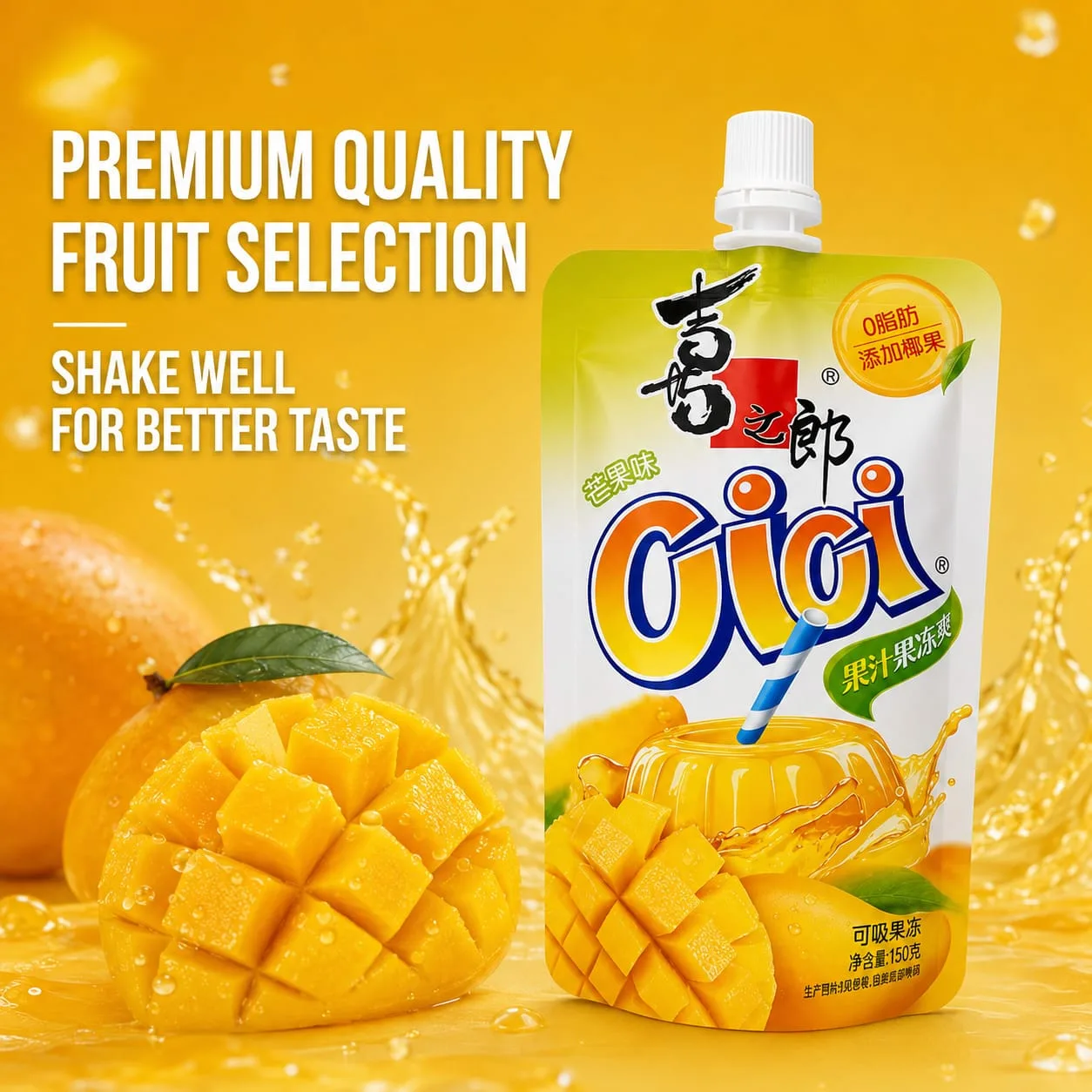 SNACK EN GEL CICI SABOR MANGO 150ML
