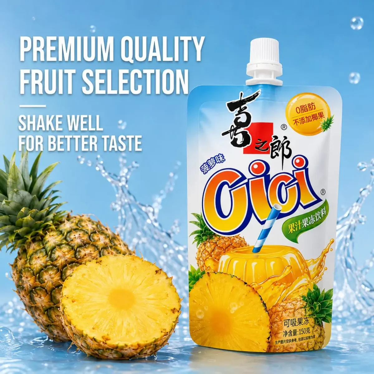 snack en gel cici sabor pina 150ml taiso shop